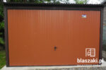 Garaż blaszany 3x5 RAL 8004 Jednospadowy