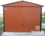 Garaż blaszany 3x5,5 Cegła 3009 Dwuspadowy