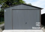 Garaż blaszany 4x5,5 Grafit Dwuspadowy