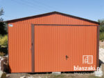 Garaż blaszany 4x5 RAL 8004 Dwuspadowy