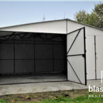 Garaż blaszany 6x5 Biały Dwuspadowy